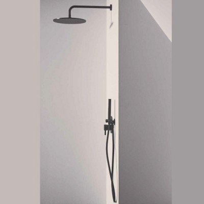 BRAT DUS 400 MM IDEALRAIN PENTRU FIXARE IN PERETE SILK BLACK